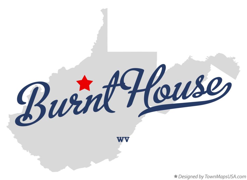 Map of Burnt House West Virginia WV