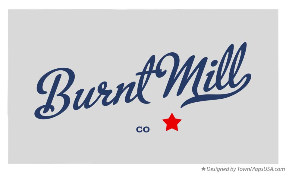 Map of Burnt Mill Colorado CO