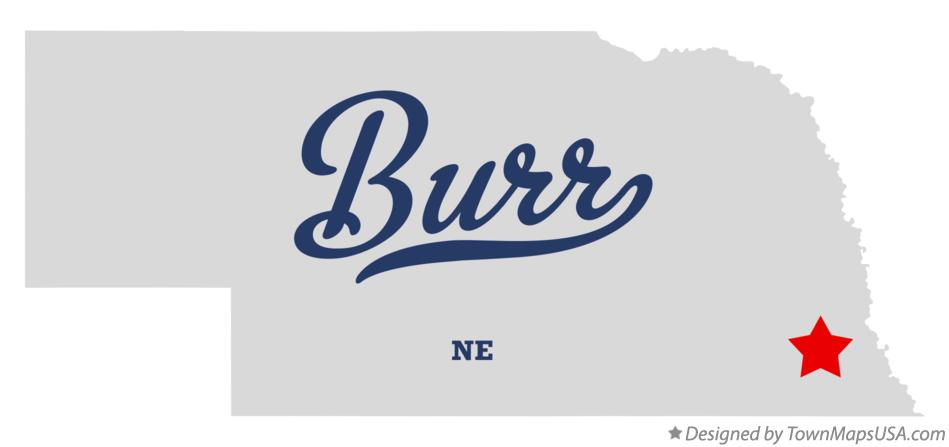Map of Burr Nebraska NE