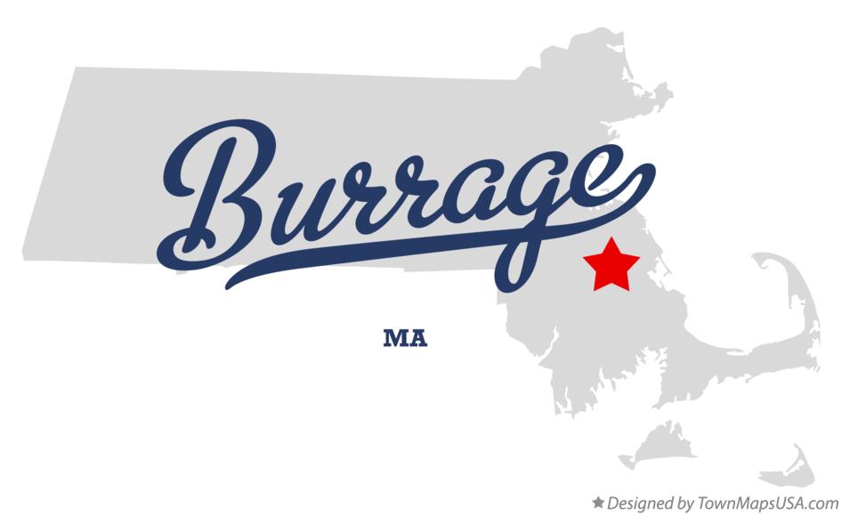 Map of Burrage Massachusetts MA