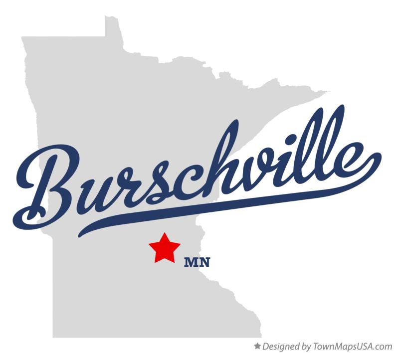 Map of Burschville Minnesota MN