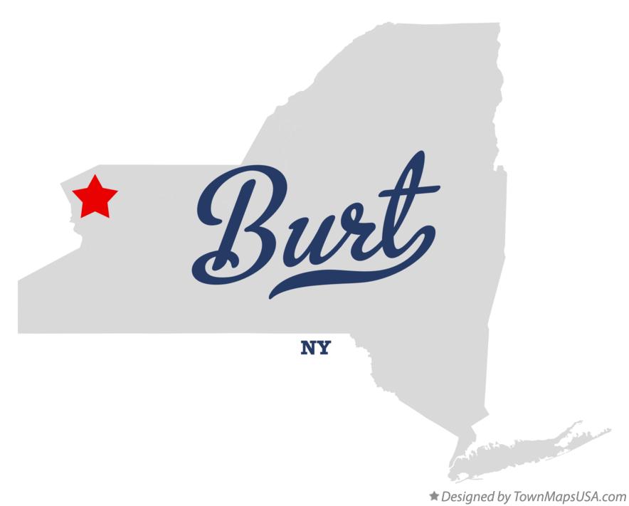 Map of Burt New York NY