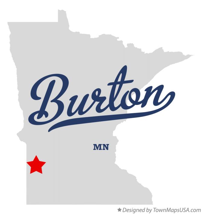 Map of Burton Minnesota MN