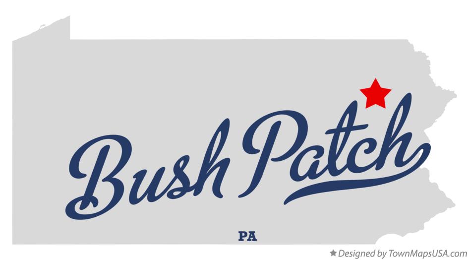 Map of Bush Patch Pennsylvania PA