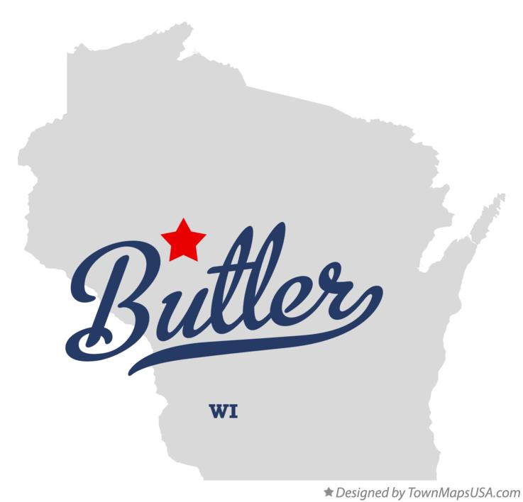 Map of Butler Wisconsin WI