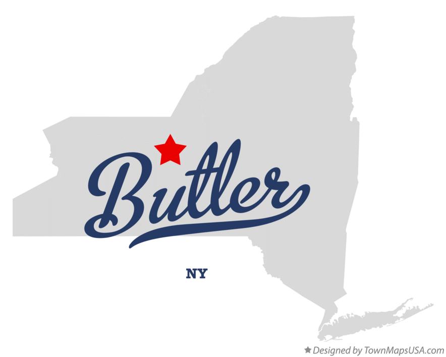 Map of Butler New York NY