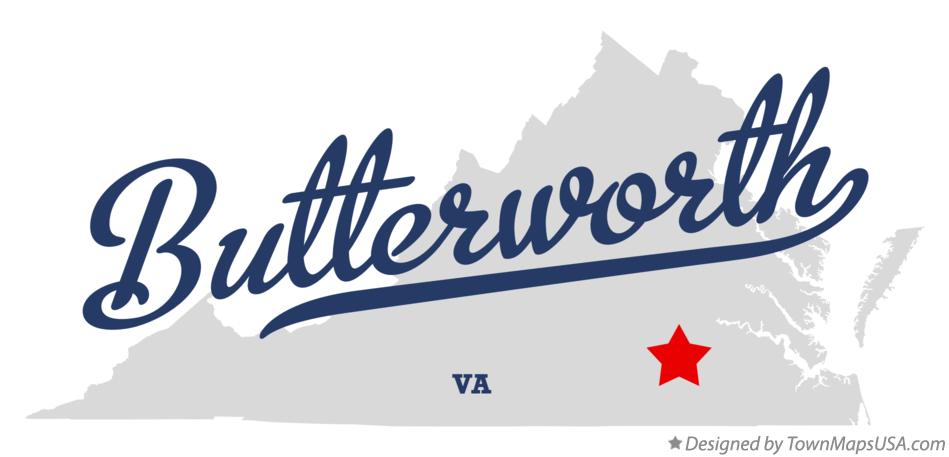Map of Butterworth Virginia VA