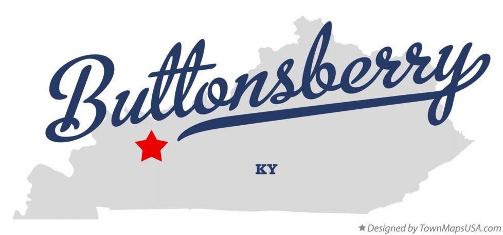Map of Buttonsberry Kentucky KY