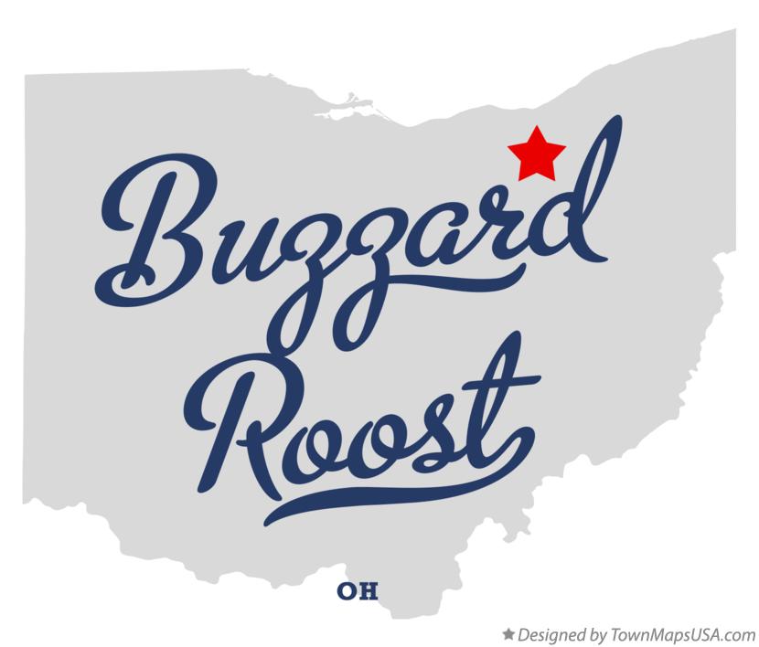 Map of Buzzard Roost Ohio OH