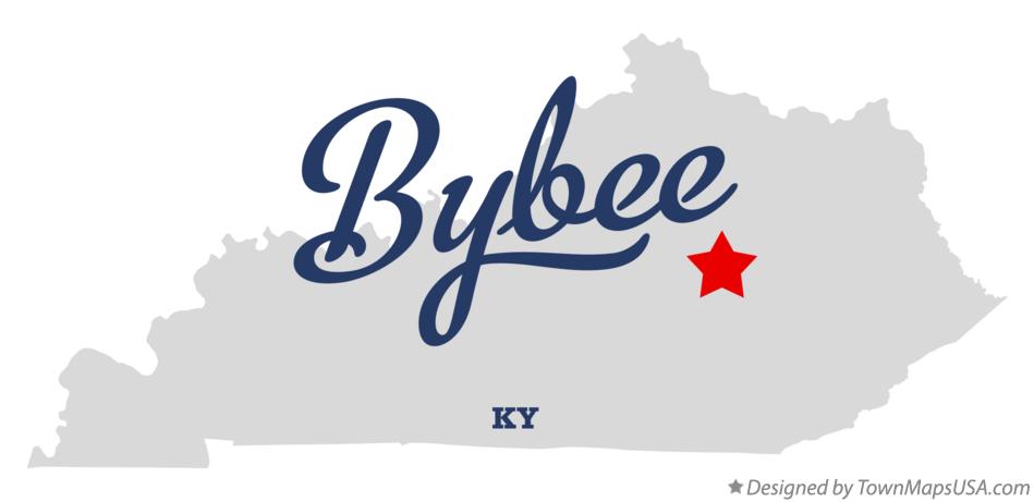 Map of Bybee Kentucky KY