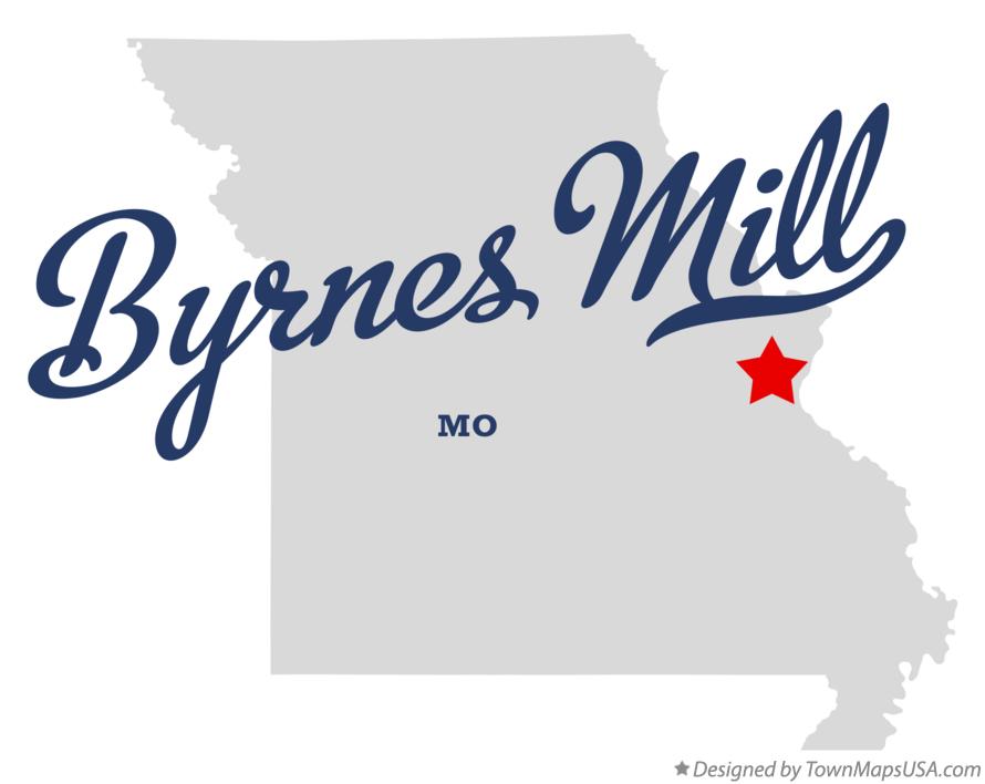 Map of Byrnes Mill Missouri MO