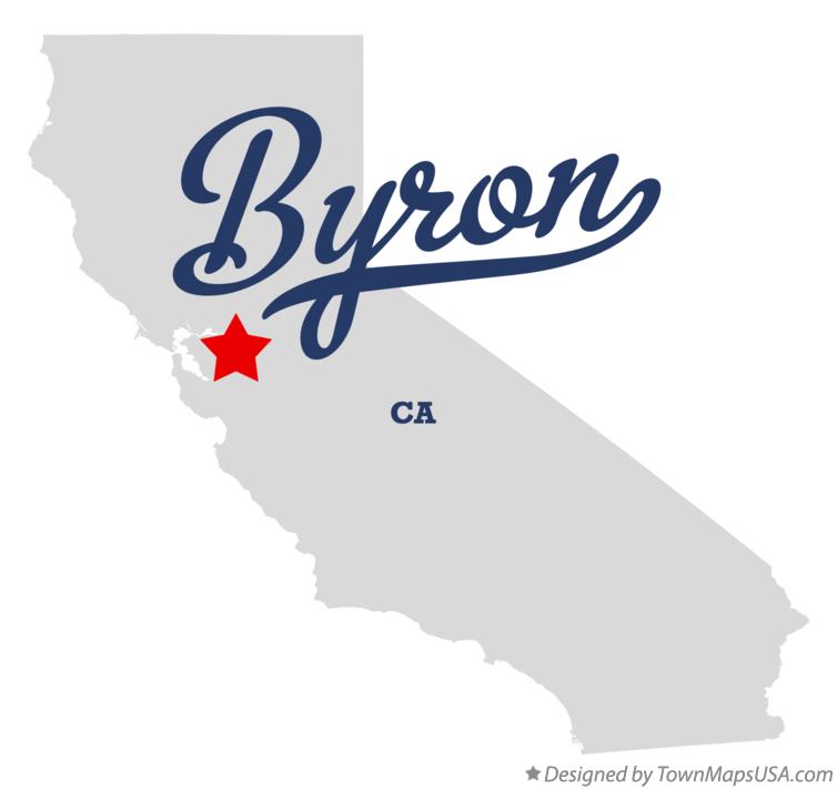 Map of Byron California CA