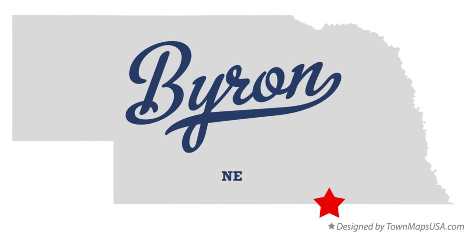 Map of Byron Nebraska NE