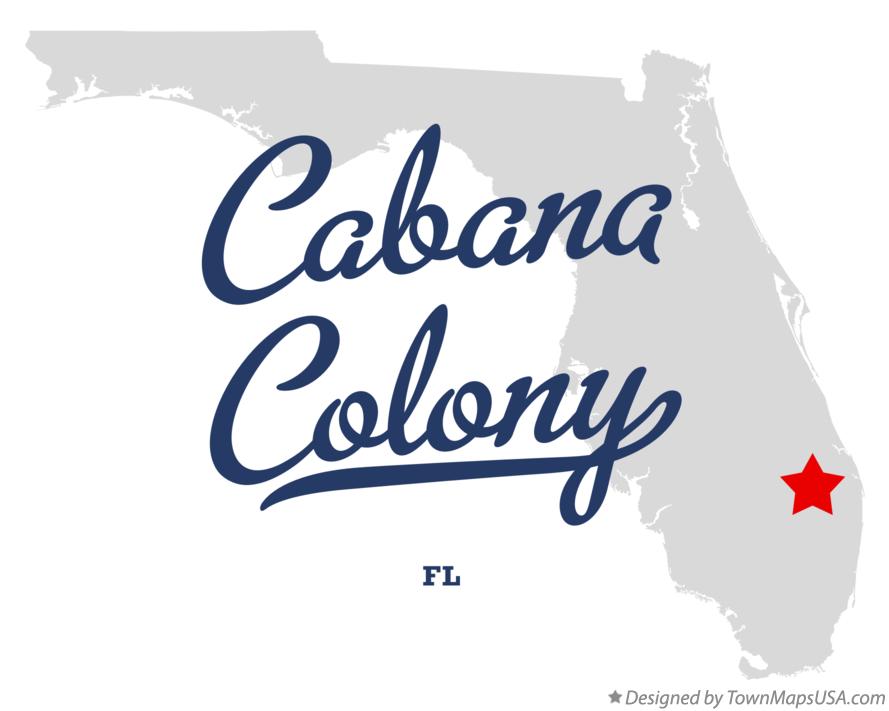 Map of Cabana Colony Florida FL