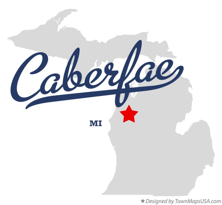 Map of Caberfae Michigan MI