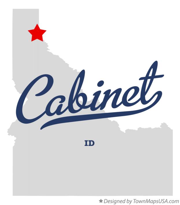 Map of Cabinet Idaho ID