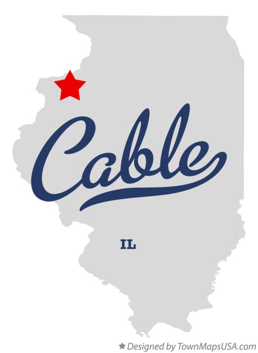 Map of Cable Illinois IL