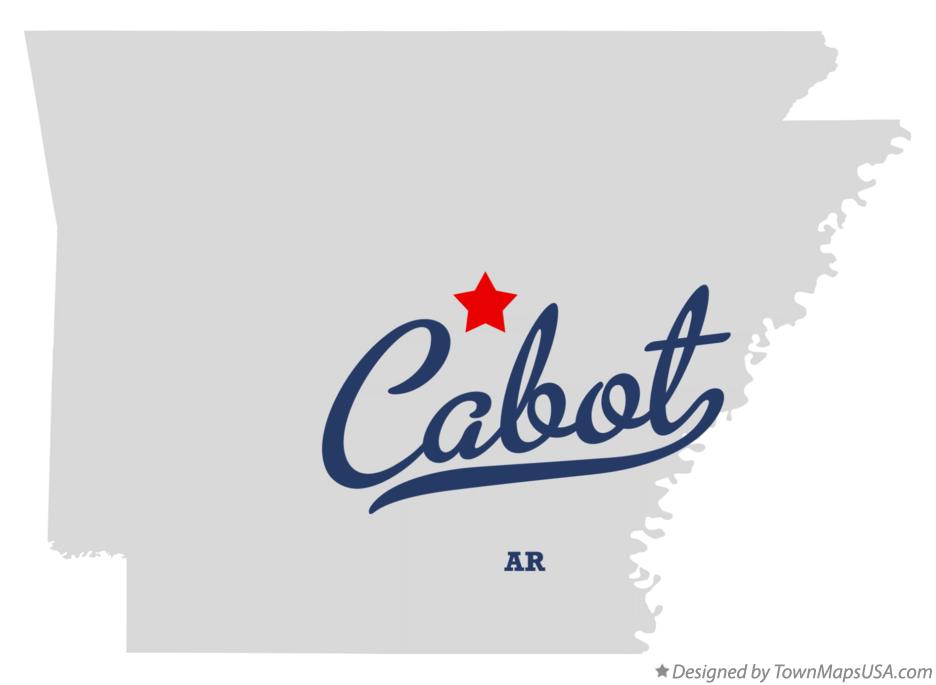 Map of Cabot Arkansas AR