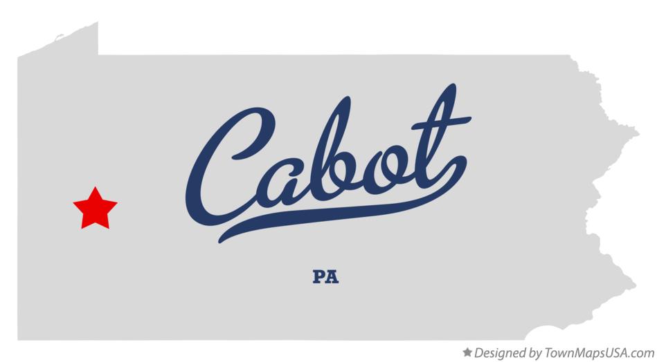 Map of Cabot Pennsylvania PA