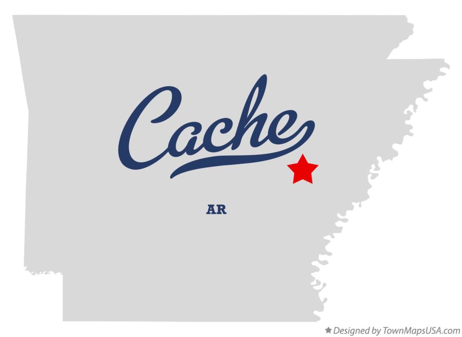 Map of Cache Arkansas AR