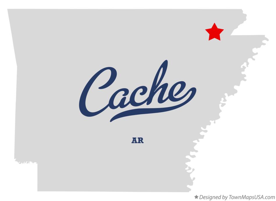 Map of Cache Arkansas AR