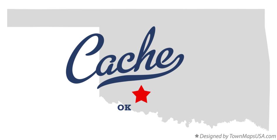 Map of Cache Oklahoma OK