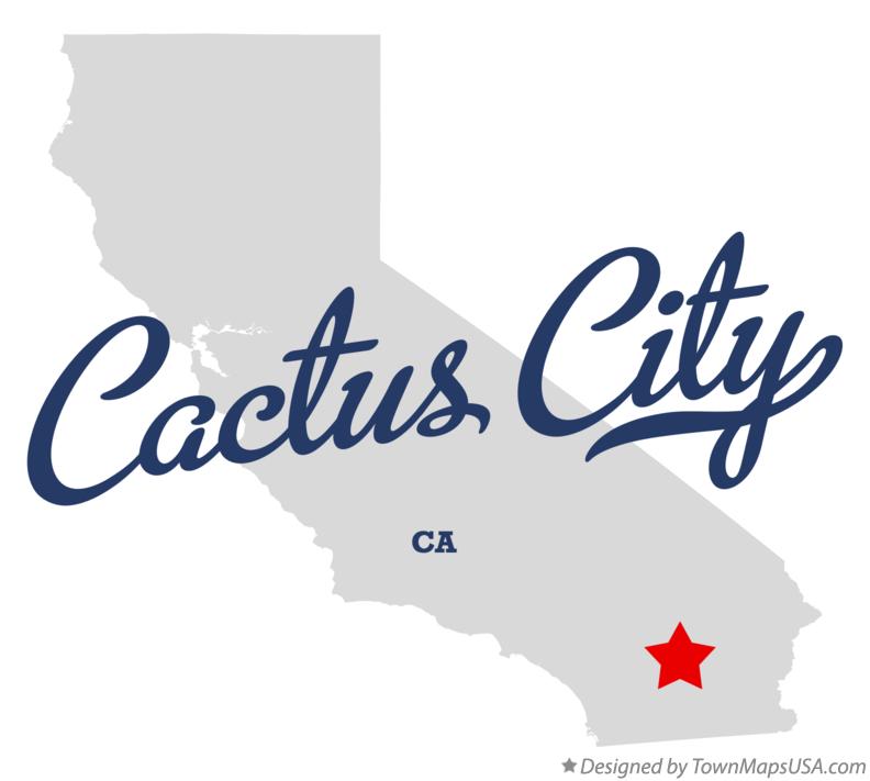 Map of Cactus City California CA