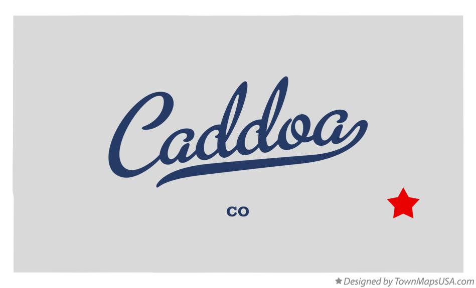 Map of Caddoa Colorado CO