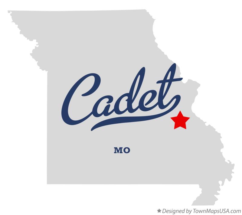 Map of Cadet Missouri MO