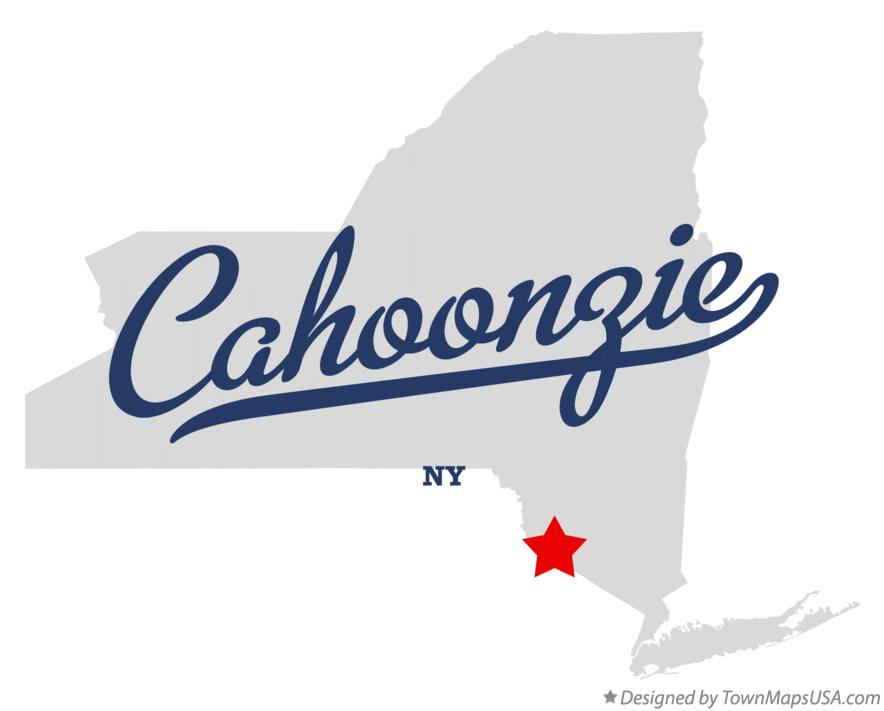 Map of Cahoonzie New York NY