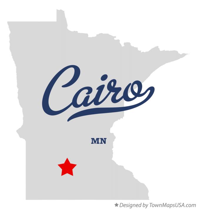 Map of Cairo Minnesota MN