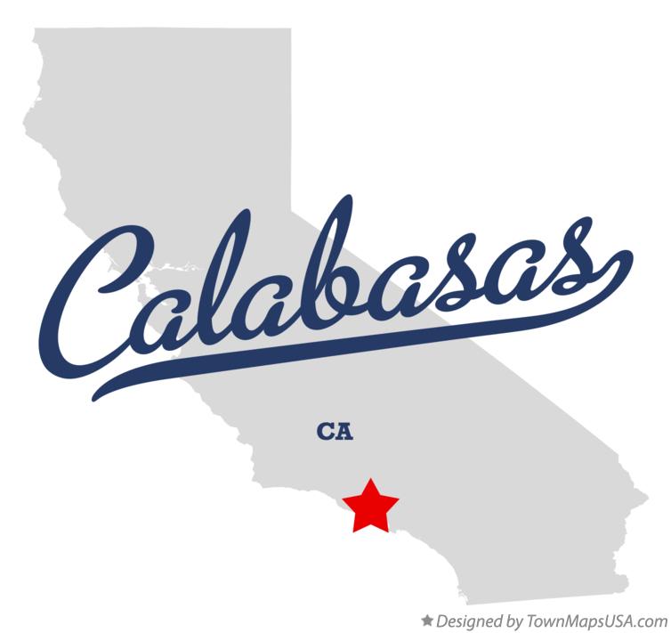 Map of Calabasas California CA