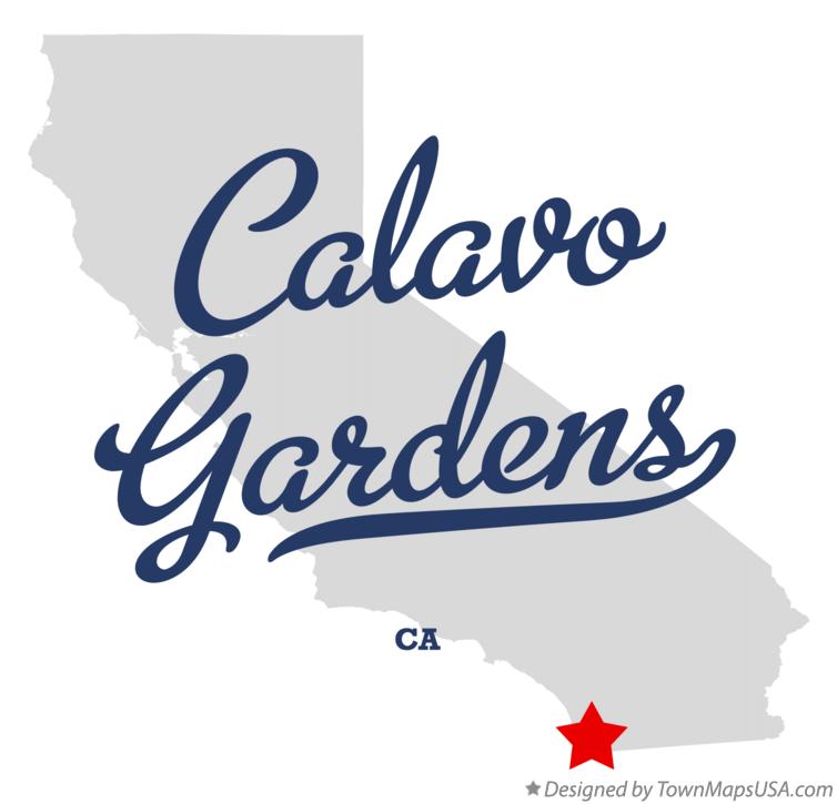 Map of Calavo Gardens California CA