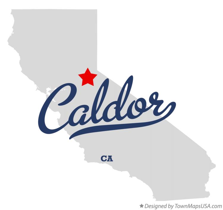 Map of Caldor California CA