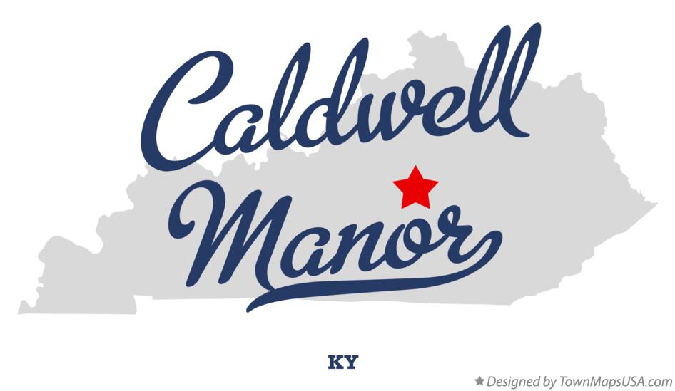 Map of Caldwell Manor Kentucky KY