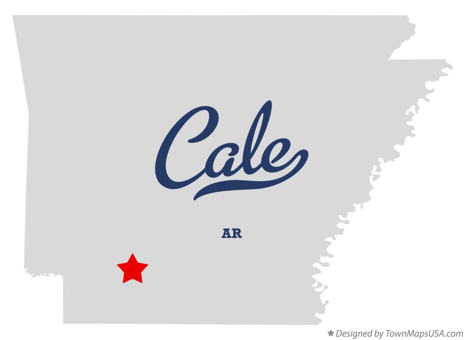 Map of Cale Arkansas AR