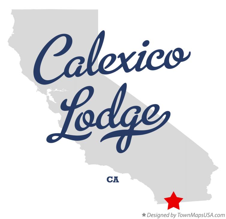 Map of Calexico Lodge California CA