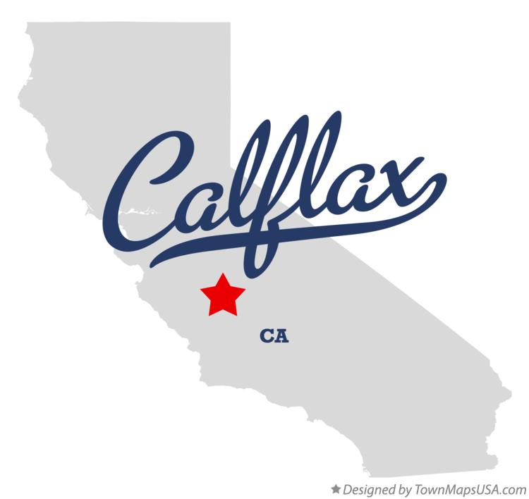 Map of Calflax California CA