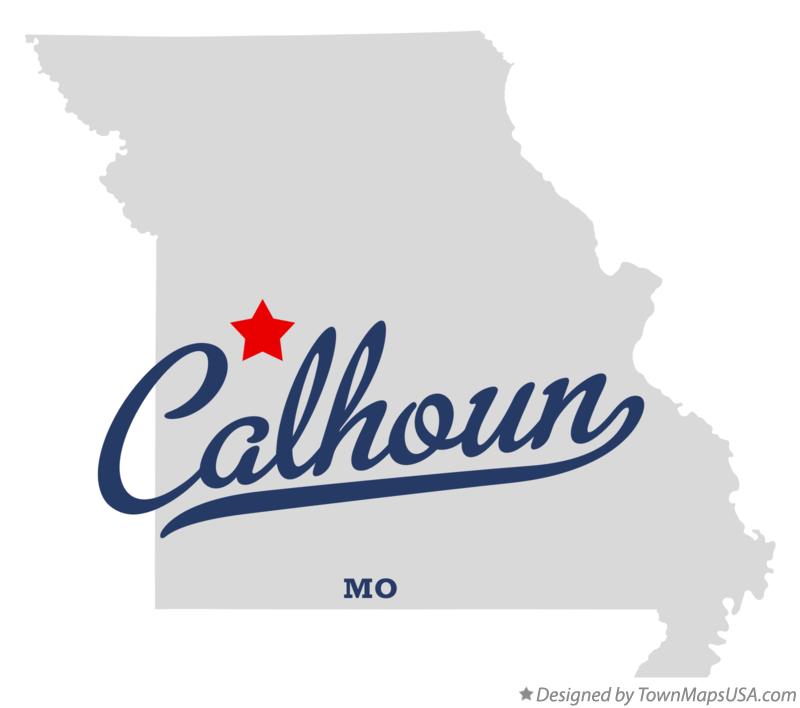 Map of Calhoun Missouri MO