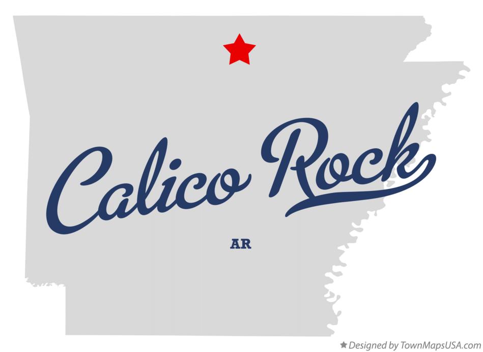 Map of Calico Rock Arkansas AR