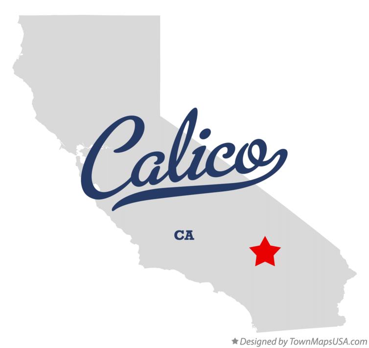 Map of Calico California CA