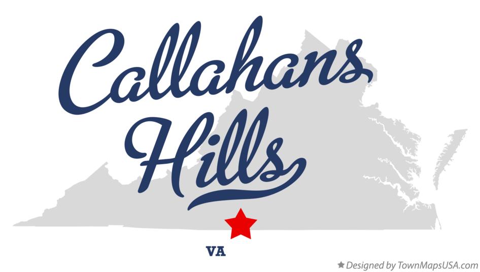 Map of Callahans Hills Virginia VA