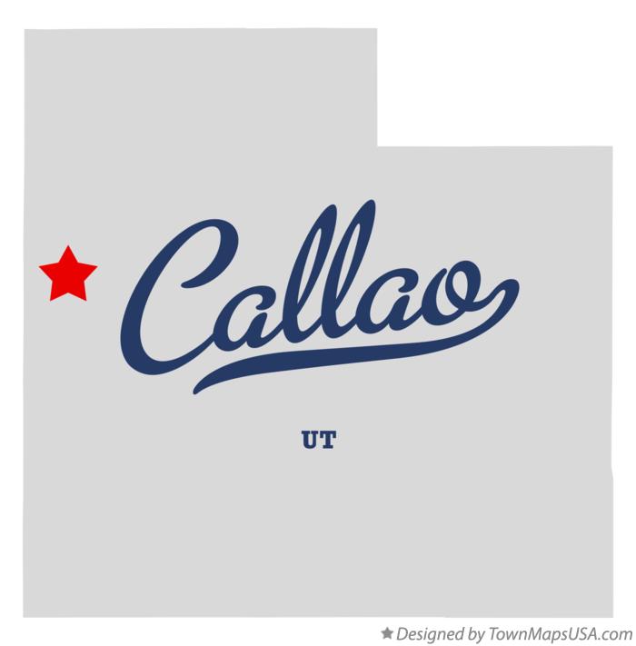 Map of Callao Utah UT