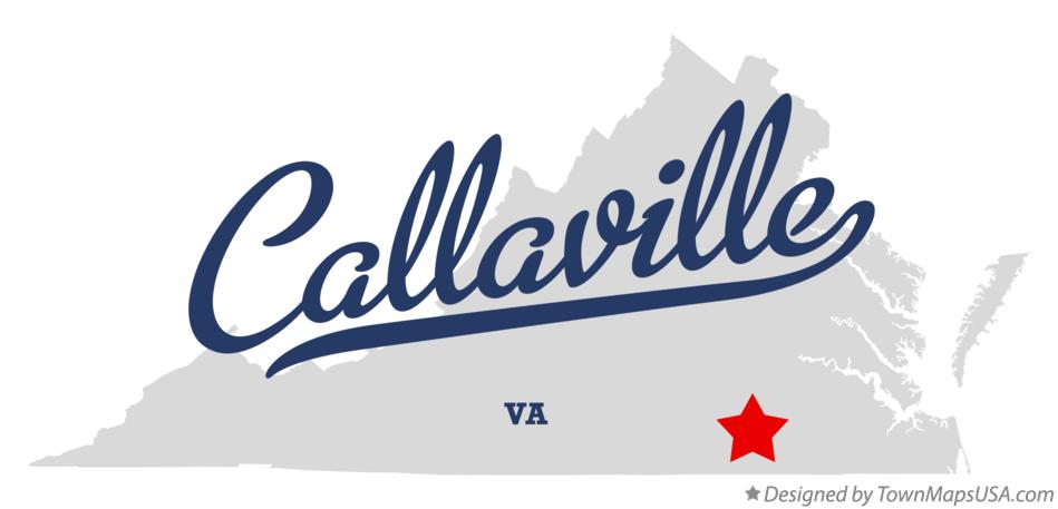 Map of Callaville Virginia VA