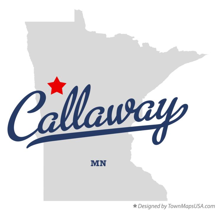 Map of Callaway Minnesota MN