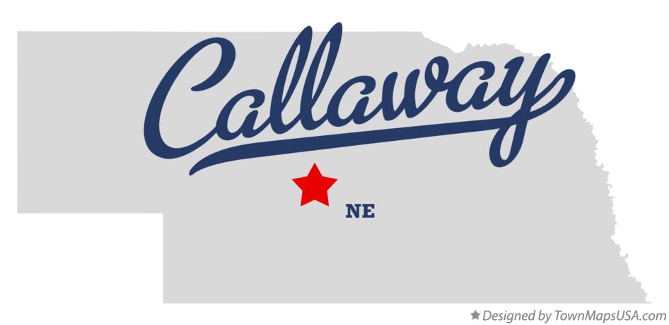 Map of Callaway Nebraska NE