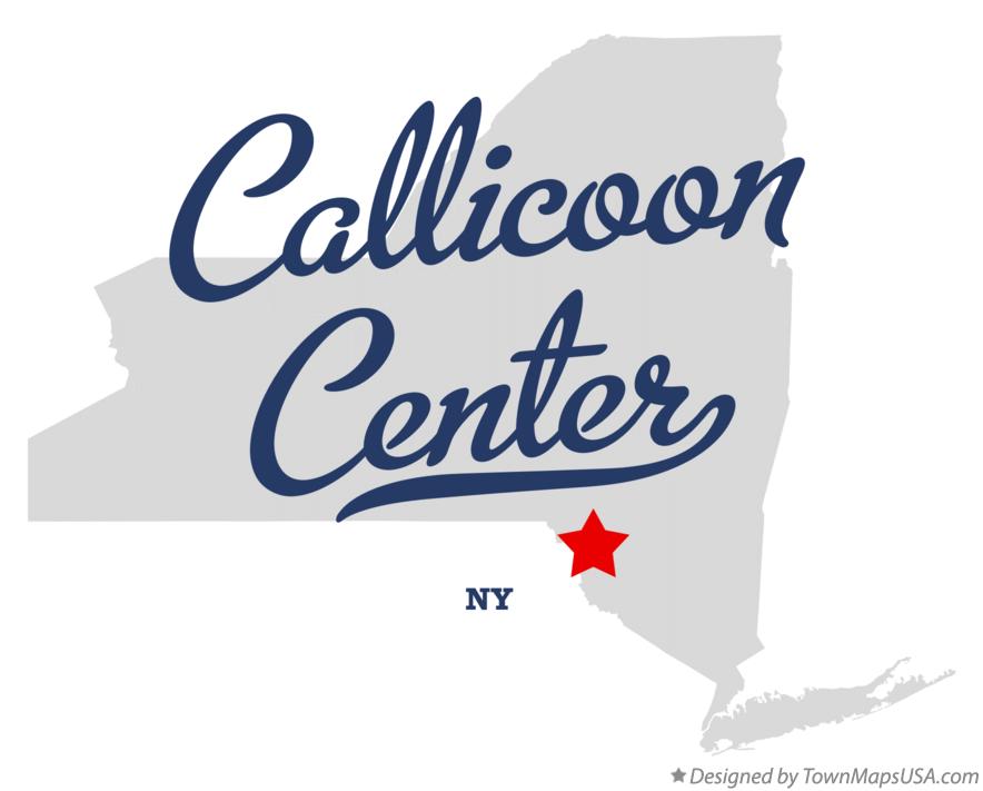 Map of Callicoon Center New York NY