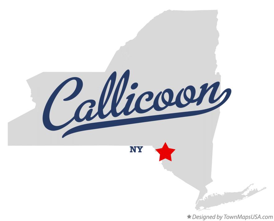 Map of Callicoon New York NY