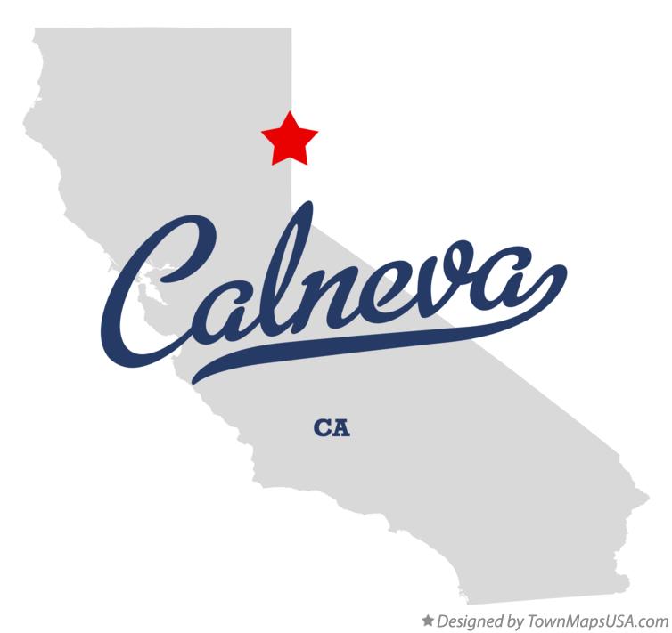 Map of Calneva California CA