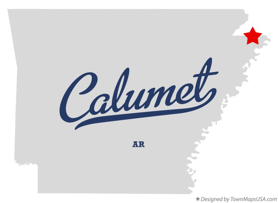 Map of Calumet Arkansas AR